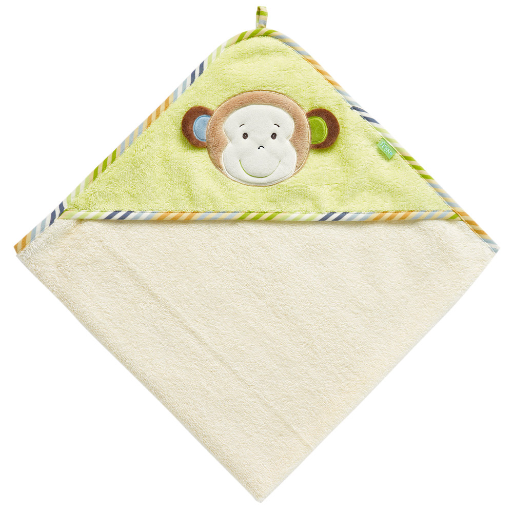 Baby Fehn kapucnis fürdőlepedő – Monkey Donkey - kis majom