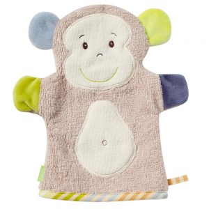 Baby Fehn mosdókesztyű Monkey Donkey – Majom