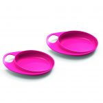 NUVITA tányérok emelt éllel – Pastel pink
