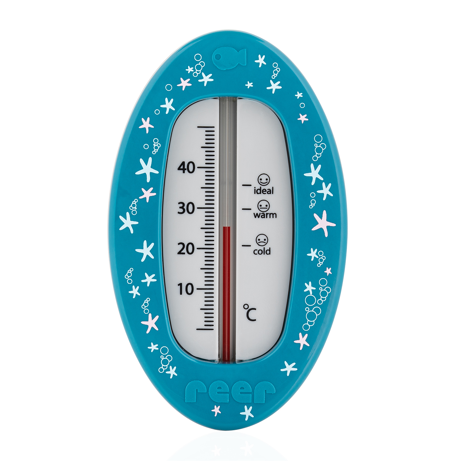 Reer Fürdőhőmérő ovális - kék