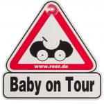 Reer Jelzés autóra “Baby on Tour”
