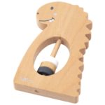 TRYCO Fából készült csörgő Dino