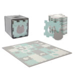KINDERKRAFT SELECT Habszivacs puzzle játékszőnyeg Luno Shapes 185 x 165 cm – Mint 30db Premium