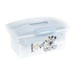 Keeeper Utazó doboz rekesszel játékoknak, gyógyszereknek, kozmetikumoknak „Mickey” Füst kék