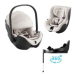 Britax Römer autósülés készlet Baby-Safe Pro + Vario Base 5Z + autósülés Dualfix 5z Lux – Soft Taupe