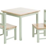 Geuther Dětský nábytek, stoleček + 2 židličky, green/nature