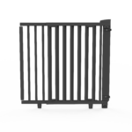 Geuther Zábrana do dveří 78.5 – 133 cm, black wood
